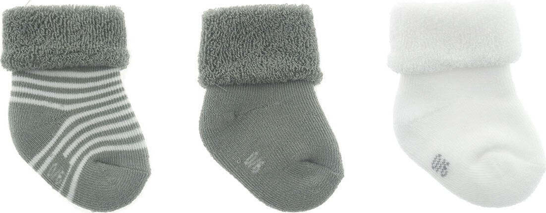 Completo 3 Calzine Liso Grigio Moda/Prima infanzia/Abbigliamento/Bambino 0-24/Calze e calzamaglie/Calzini La Casa Del Bebè - Napoli, Commerciovirtuoso.it