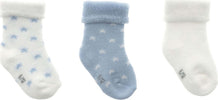 Completo 3 Calzine Star Azzurro Taglia 000 ( 17 - 18) Moda/Prima infanzia/Abbigliamento/Bambino 0-24/Calze e calzamaglie/Calzini La Casa Del Bebè - Napoli, Commerciovirtuoso.it