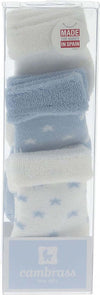 Completo 3 Calzine Star Azzurro Taglia 0000 (15 - 16) Moda/Prima infanzia/Abbigliamento/Bambino 0-24/Calze e calzamaglie/Calzini La Casa Del Bebè - Napoli, Commerciovirtuoso.it