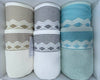 Completo asciugamani spugna 3+3 fiamma by vingi 100 % cotone 6 asciugamani : 3 viso + 3 ospite con banda Casa e cucina/Tessili per la casa/Biancheria da bagno/Asciugamani/Set di asciugamani Puleo Casa - Palermo, Commerciovirtuoso.it
