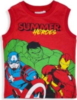 Completo Avengers da 4 a 10 anni Estate Moda/Bambini e ragazzi/Abbigliamento/Completi e coordinati/Completi due pezzi con pantaloncino Store Kitty Fashion - Roma, Commerciovirtuoso.it