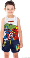 Completo Avengers da 4 a 10 anni Estate Moda/Bambini e ragazzi/Abbigliamento/Completi e coordinati/Completi due pezzi con pantaloncino Store Kitty Fashion - Roma, Commerciovirtuoso.it
