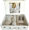 Completo bagno elisabetta by helena 8 pezzi in pura spugna di cotone un elegante completo bagna per due persone Moda/Uomo/Abbigliamento/Pigiami e abbigliamento da notte/Accappatoi Puleo Casa - Palermo, Commerciovirtuoso.it