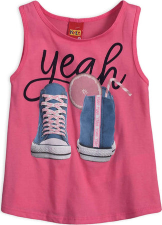 Completo Bambina Coordinato Tennis Gonna Pantalone Canotta Completino Estivo Bimba 100% Cotone Rosa e Blu Top e Gonna Fashion Bimba Estate COMPLETINO Piccole Canaglie - Tropea, Commerciovirtuoso.it