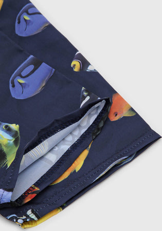 Completo Bambino Estivo 2Pz Canotta Maglietta Pantaloncini Estate Completino Coordinato Giallo Blu Stampa Pesci in Cotone COMPLETINO Piccole Canaglie - Tropea, Commerciovirtuoso.it