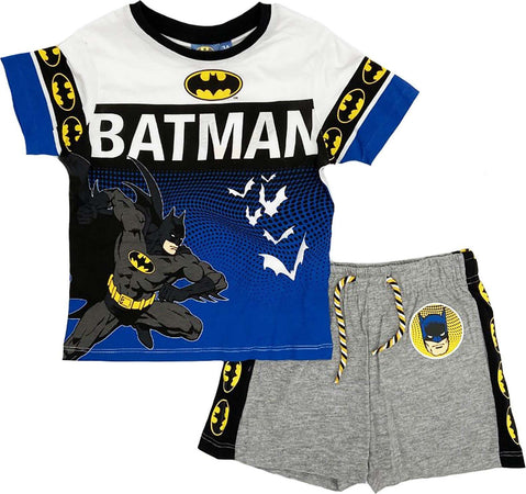 Completo Batman bambino Moda/Bambini e ragazzi/Abbigliamento/Completi e coordinati/Completi due pezzi con pantaloncino Store Kitty Fashion - Roma, Commerciovirtuoso.it