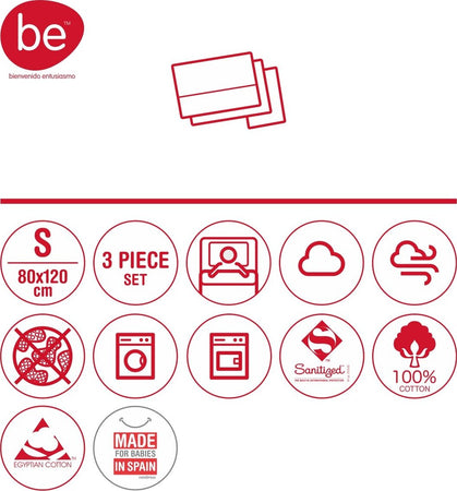 Completo Cestone 3 Pz 80X120X1 Cm Be Teckel Pesca Casa e cucina/Tessili per la casa/Biancheria per culle e lettini/Biancheria bebè/Completi da culla La Casa Del Bebè - Napoli, Commerciovirtuoso.it