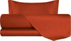 Completo Copripiumino in Raso Di Puro Cotone Ruggine Casa e cucina/Tessili per la casa/Biancheria da letto/Copripiumini e set da letto/Set copripiumini e federe Vanita di raso - Sesto San Giovanni, Commerciovirtuoso.it