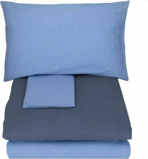 Completo Copripiumino Tinta Unita Chromo 1 Piazza E Mezza Cotone Casa e cucina/Tessili per la casa/Biancheria da letto/Copripiumini e set da letto/Set copripiumini e federe La Bottega del Risparmio - Bari, Commerciovirtuoso.it