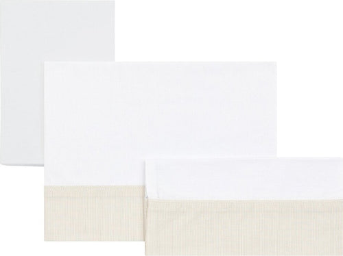 Completo Culla 3 Pz 80X120X1 Cm Star Beige Casa e cucina/Tessili per la casa/Biancheria per culle e lettini/Biancheria bebè/Completi da culla La Casa Del Bebè - Napoli, Commerciovirtuoso.it