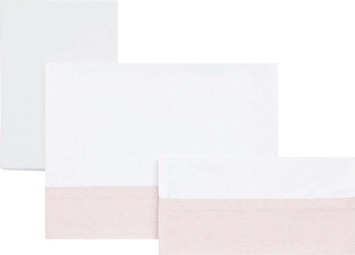 Completo Culla 3 Pz 80X120X1 Cm Star Rosa Casa e cucina/Tessili per la casa/Biancheria per culle e lettini/Biancheria bebè/Completi da culla La Casa Del Bebè - Napoli, Commerciovirtuoso.it