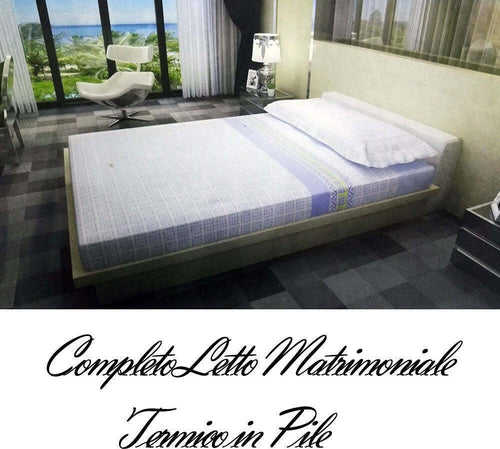 Completo Da Letto In Pile Lenzuolo Sopra E Sotto 2 Copricuscino Blu A Righe Casa e cucina/Tessili per la casa/Biancheria da letto/Lenzuola e federe/Set di lenzuola e federe Trade Shop italia - Napoli, Commerciovirtuoso.it