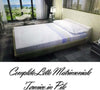 Completo-Da-Letto-In-Pile-Lenzuolo-Sopra-E-Sotto-2-Copricuscino-Blu-A-Righe