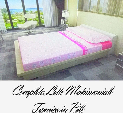 COMPLETO DA LETTO IN PILE LENZUOLO SOPRA E SOTTO 2 COPRICUSCINO COLORE ROSA Casa e cucina/Tessili per la casa/Biancheria da letto/Lenzuola e federe/Set di lenzuola e federe Trade Shop italia - Napoli, Commerciovirtuoso.it
