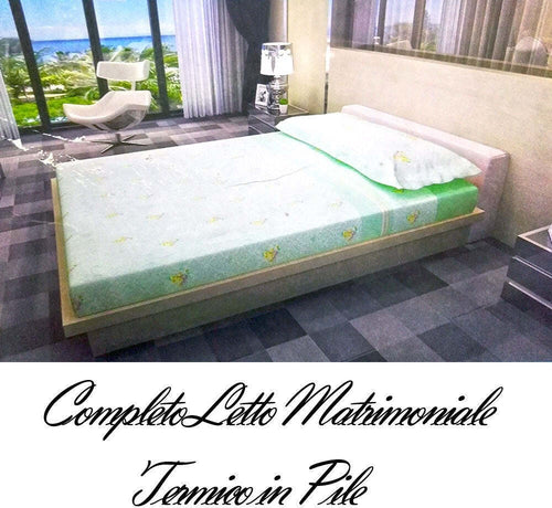 COMPLETO DA LETTO IN PILE LENZUOLO SOPRA E SOTTO 2 COPRICUSCINO COLORE VERDE Casa e cucina/Tessili per la casa/Biancheria da letto/Lenzuola e federe/Set di lenzuola e federe Trade Shop italia - Napoli, Commerciovirtuoso.it