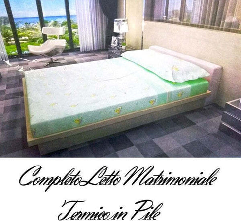 Completo Da Letto In Pile Lenzuolo Sopra E Sotto 2 Copricuscino Colore Verde Casa e cucina/Tessili per la casa/Biancheria da letto/Lenzuola e federe/Set di lenzuola e federe Trade Shop italia - Napoli, Commerciovirtuoso.it