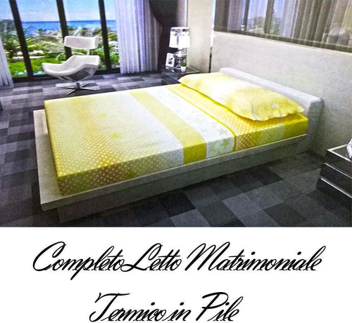 COMPLETO DA LETTO IN PILE LENZUOLO SOPRA E SOTTO 2 COPRICUSCINO GIALLO POIS Casa e cucina/Tessili per la casa/Biancheria da letto/Lenzuola e federe/Set di lenzuola e federe Trade Shop italia - Napoli, Commerciovirtuoso.it