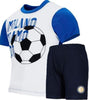 Completo Estivo Neonato 12/36 Mesi F.C. Inter Moda/Bambini e ragazzi/Abbigliamento/Completi e coordinati/Completi due pezzi con pantaloncino Store Kitty Fashion - Roma, Commerciovirtuoso.it
