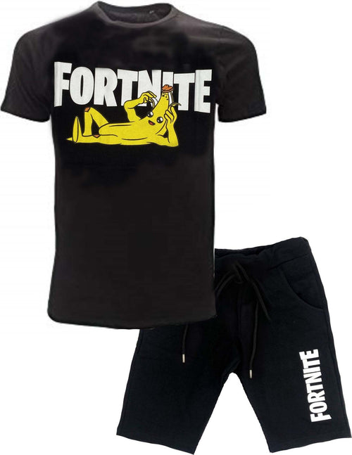 Completo Fortnite T-shirt con pantaloncino Banana Moda/Bambini e ragazzi/Abbigliamento/Completi e coordinati/Completi due pezzi con pantaloncino Store Kitty Fashion - Roma, Commerciovirtuoso.it
