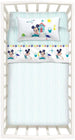 Completo lenzuola baby mickey per culla 100% cotone - Caleffi