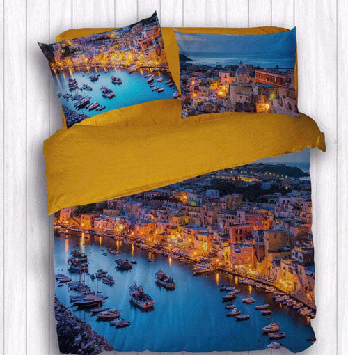 Completo-Lenzuola-Copriletto-Matrimoniale-Pierre-Cardin-in-Stampa-Digitale-4D-Procida