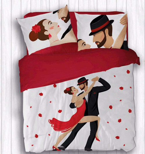Completo-Lenzuola-Copriletto-Matrimoniale-Pierre-Cardin-in-Stampa-Digitale-4D-Tango