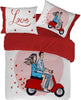 Completo-Lenzuola-Copriletto-Matrimoniale-Pierre-Cardin-in-Stampa-Digitale-4D-Vespa