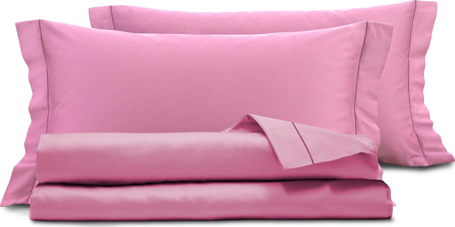 Completo-lenzuola-in-raso-di-puro-cotone-Rosa-Malva