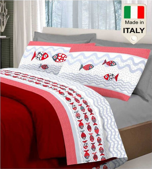 Completo Lenzuola Letto Singolo 1 Piazza Misura Maxi Set Lenzuola in 100% Puro Cotone Fantasia Pesciolini Estate Casa e cucina/Tessili per la casa/Biancheria da letto/Lenzuola e federe/Set di lenzuola e federe La Bottega del Risparmio - Bari, Commerciovirtuoso.it