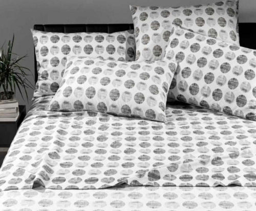 Completo Lenzuola Matrimoniale Caleffi Art Denim Colore Grigio Casa e cucina/Tessili per la casa/Biancheria da letto/Lenzuola e federe/Set di lenzuola e federe Biancheria Arredo Home - Nola, Commerciovirtuoso.it