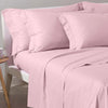 Completo-lenzuola-matrimoniale-Caleffi-tinta-unita-colore-rosa
