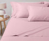 Completo-lenzuola-matrimoniale-Caleffi-tinta-unita-colore-rosa