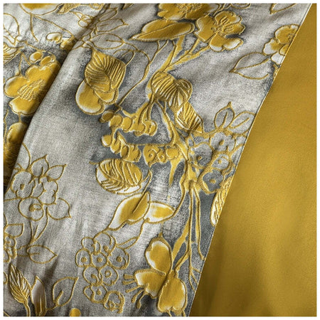 Completo lenzuola matrimoniale chinoiserie in raso di puro cotone 300 T.C. - Fazzini