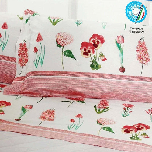 Completo-Lenzuola-Matrimoniale-in-Puro-Cotone-Biancaluna-Coral
