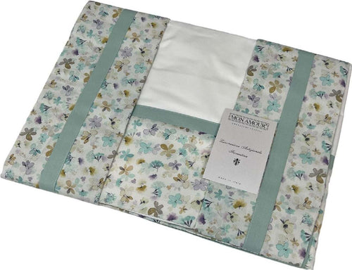 Completo Lenzuola Matrimoniale Mon Amour Art.giulia Colore Turchese Prodotto In Toscana Casa e cucina/Tessili per la casa/Biancheria da letto/Lenzuola e federe/Set di lenzuola e federe Biancheria Arredo Home - Nola, Commerciovirtuoso.it