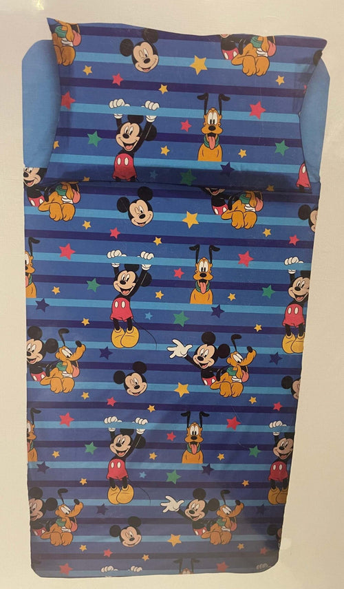 Completo lenzuola michey mouse singolo 100% cotone