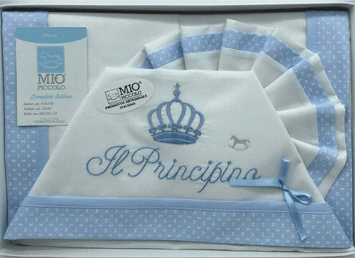 Completo-Lenzuola-Neonato-per-Culla-Il-Principino