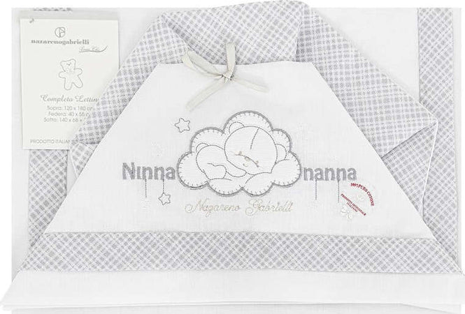 Completo-lenzuola-neonato-per-lettino-Ninna-Nanna-Nazareno-Gabrielli