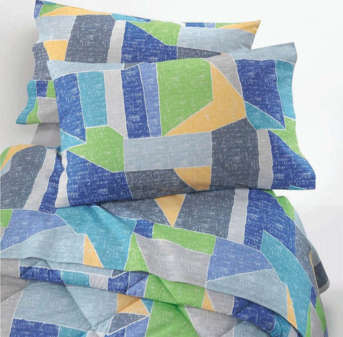 Completo-lenzuola-singolo-in-cotone-Rainbow-Gabel