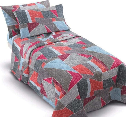 Completo-lenzuola-singolo-in-cotone-Rainbow-Gabel