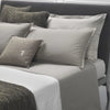 Completo Lenzuola Trussardi Tie Sabbia Raso Cotone Matrimoniale
