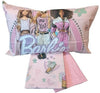 Completo lenzuolo singolo barbie 100% cotone stampa digitale
