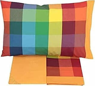 Completo Lenzuolo Una Piazza e Mezza Wilson Multicolor Casa e cucina/Tessili per la casa/Biancheria da letto/Lenzuola e federe/Set di lenzuola e federe Biancheria Arredo Home - Nola, Commerciovirtuoso.it