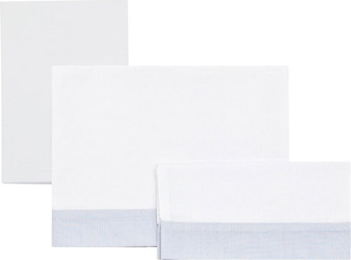 Completo Lettino 3 Pz 100X165X1 Cm Star Azzurro Casa e cucina/Tessili per la casa/Biancheria per culle e lettini/Biancheria bebè/Completi da lettino con sbarre La Casa Del Bebè - Napoli, Commerciovirtuoso.it