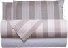 Completo Letto Con Lenzuola E Federe Stampa Fantasia a Righe in 100% Cotone Made in Italy Righe Tortora Casa e cucina/Tessili per la casa/Biancheria da letto/Lenzuola e federe/Set di lenzuola e federe Smartdecohome - Sesto San Giovanni, Commerciovirtuoso.it
