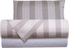 Completo Letto Con Lenzuola E Federe Stampa Fantasia a Righe in 100% Cotone Made in Italy Righe Tortora Casa e cucina/Tessili per la casa/Biancheria da letto/Lenzuola e federe/Set di lenzuola e federe Smartdecohome - Sesto San Giovanni, Commerciovirtuoso.it