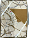 Completo letto coordinato matrimoniale by Nausicaa modello Tunisi modello Roma con motivo disegno lurex in puro cotone con inserti confezione scatola regalo Casa e cucina/Tessili per la casa/Biancheria da letto/Lenzuola e federe/Set di lenzuola e federe Puleo Casa - Palermo, Commerciovirtuoso.it