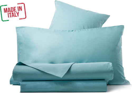 Completo Letto in puro Cotone Organico Tiffany Made in italy Traspirante e Confortevole Casa e cucina/Tessili per la casa/Biancheria da letto/Lenzuola e federe/Set di lenzuola e federe Smartdecohome - Sesto San Giovanni, Commerciovirtuoso.it