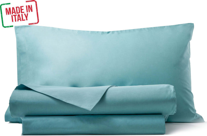 Completo Letto in puro Cotone Organico Tiffany Made in italy Traspirante e Confortevole Casa e cucina/Tessili per la casa/Biancheria da letto/Lenzuola e federe/Set di lenzuola e federe Smartdecohome - Sesto San Giovanni, Commerciovirtuoso.it