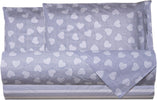 Completo-letto-lenzuola-100%-cotone-made-in-italy-CUORI-AZZURRO